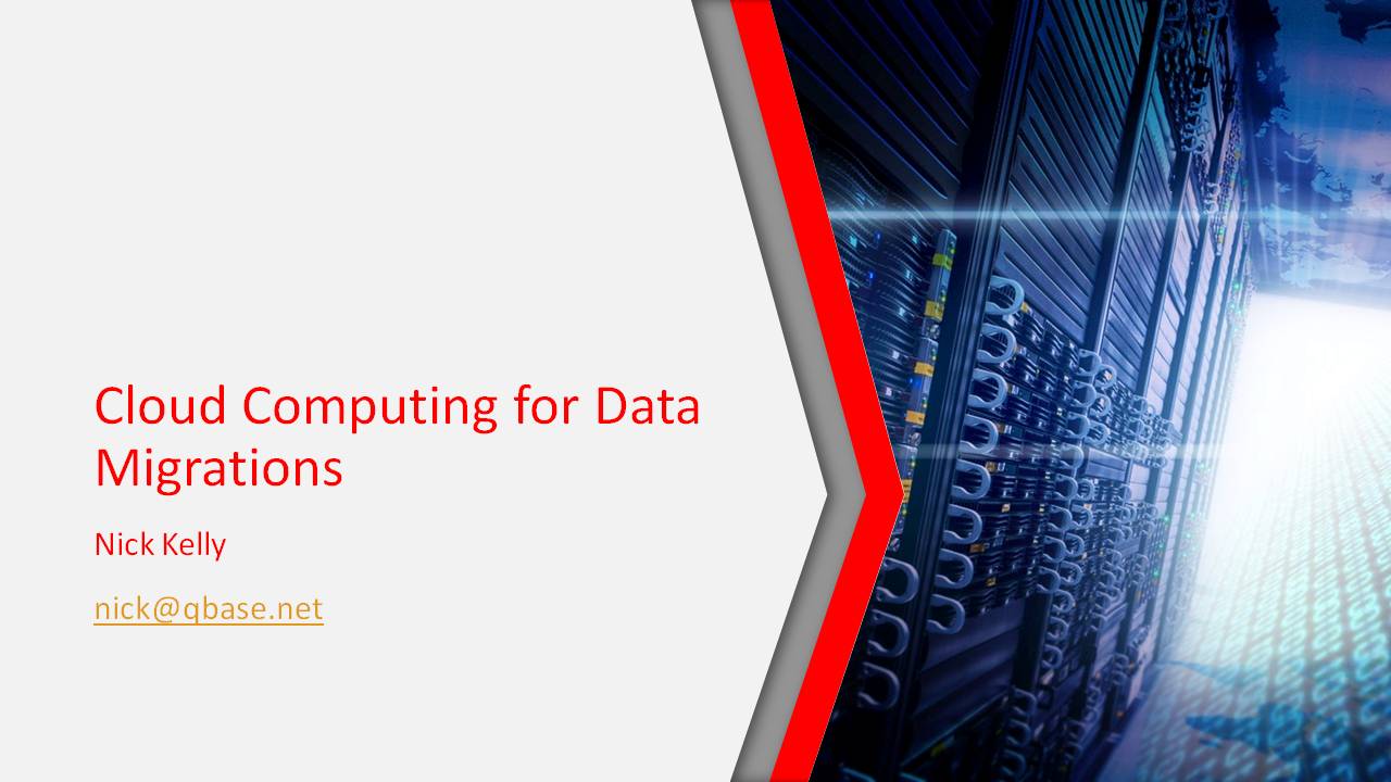 Cloud Migration — DMM8 2015