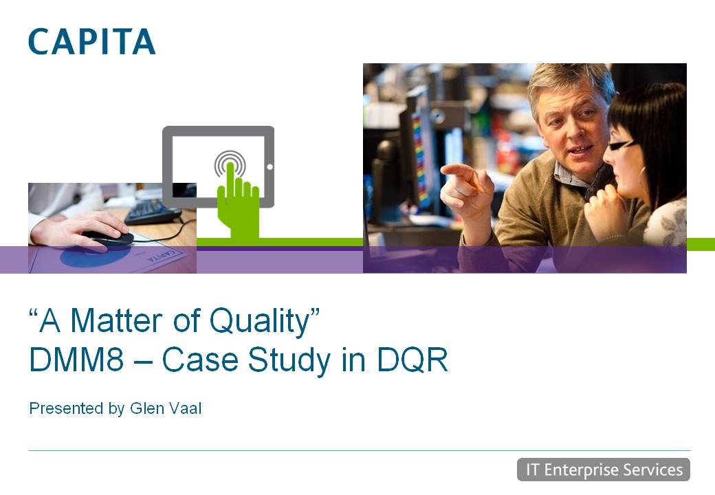 A Matter of Quality — Glen Vaal, DMM8 2015